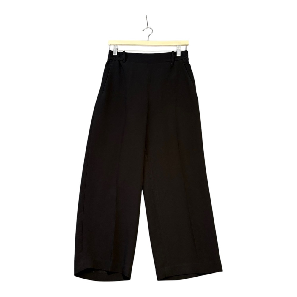 Aritzia | Wilfred |‎ Wide Leg Pull On Trouser Pants in Black Size S